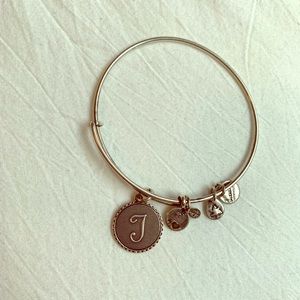 Alex and Ani  letter “T” bracelet